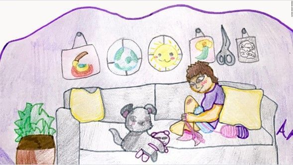 Google expone dibujo de niña concursante asesinada en masacre de Uvalde