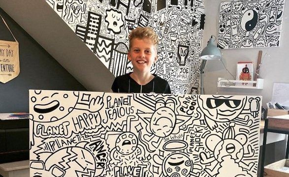 The Doodle Boy: Cuando la expresión infantil es plástica e inevitable