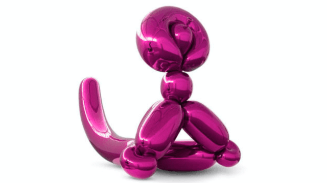 Escultura de Jeff Koons subastada en US$ 12 millones para ayudar a Ucrania