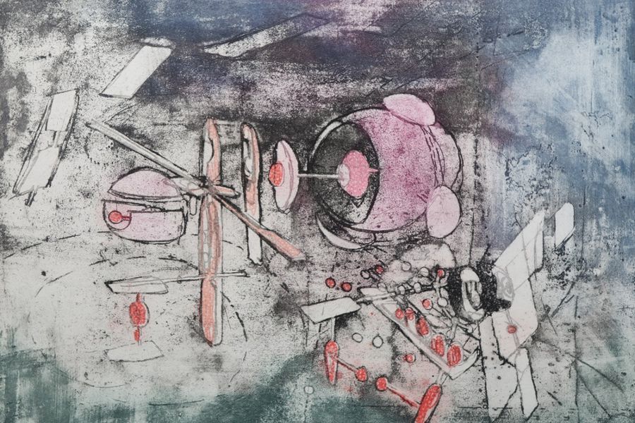 El astropoeta de Roberto Matta navega en Fundación Cultural de Providencia