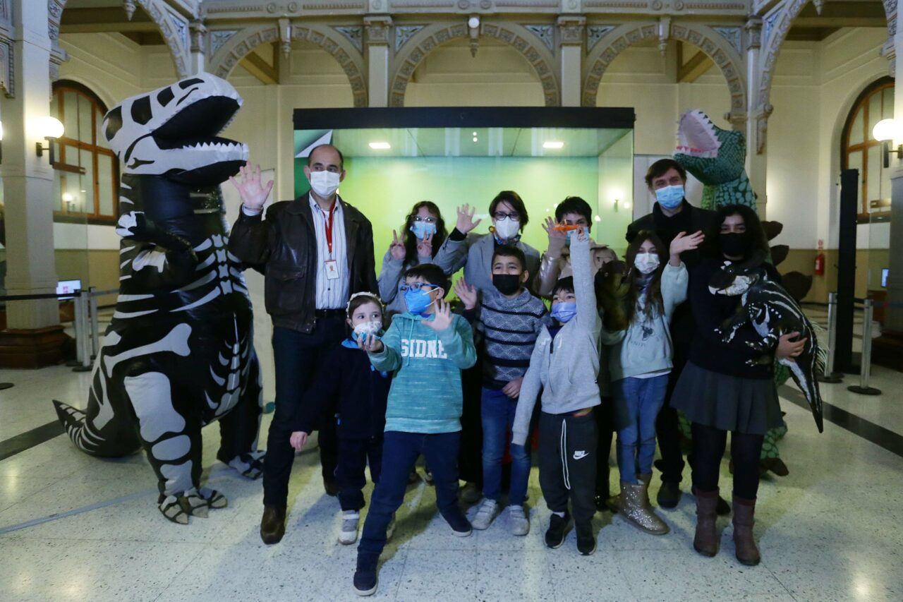 Exposición de dinosaurios 3D y origamis en Museo Nacional de Historia Natural