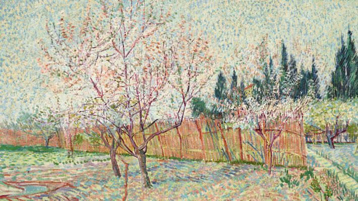 Multimillonario cuadro «Verger avec cyprès» de Van Gogh forma parte de un tríptico