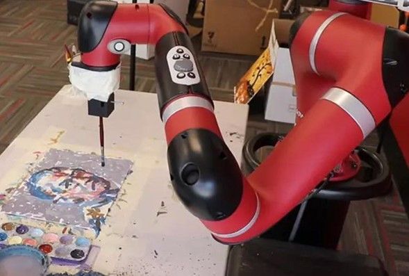 FRIDA, robot impulsado por inteligencia artificial que puede ayudar a pintar