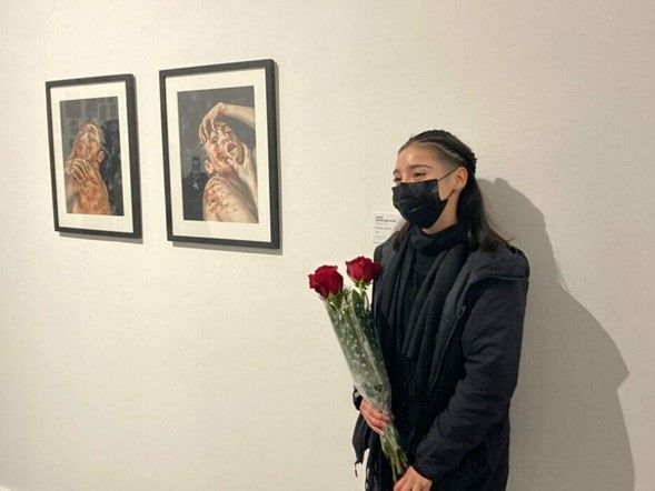 Vanya Sepúlveda: joven artista maipucina que mixturando técnicas expresa su pasión interior