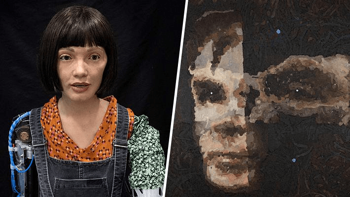 Sotheby’s remata obra generada y elaborada por robot humanoide