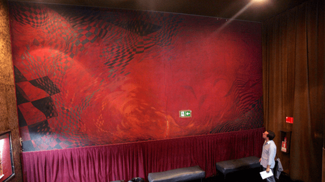 incendio consume mural histórico de Nemesio Antúnez en Santiago Centro