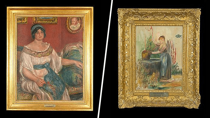 Recuperan dos cuadros de Renoir robados hace un mes en museo del sur de Francia